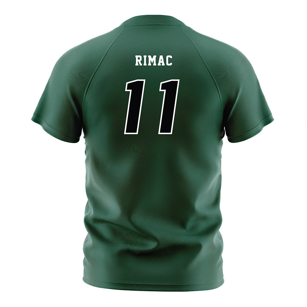 Cleveland State - NCAA Men's Soccer : Josip Rimac - Green Soccer Jersey-1