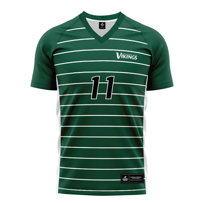 Cleveland State - NCAA Men's Soccer : Josip Rimac - Green Soccer Jersey-0