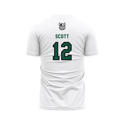 Cleveland State - NCAA Women's Soccer : Danielle Scott - White Soccer Jersey-1