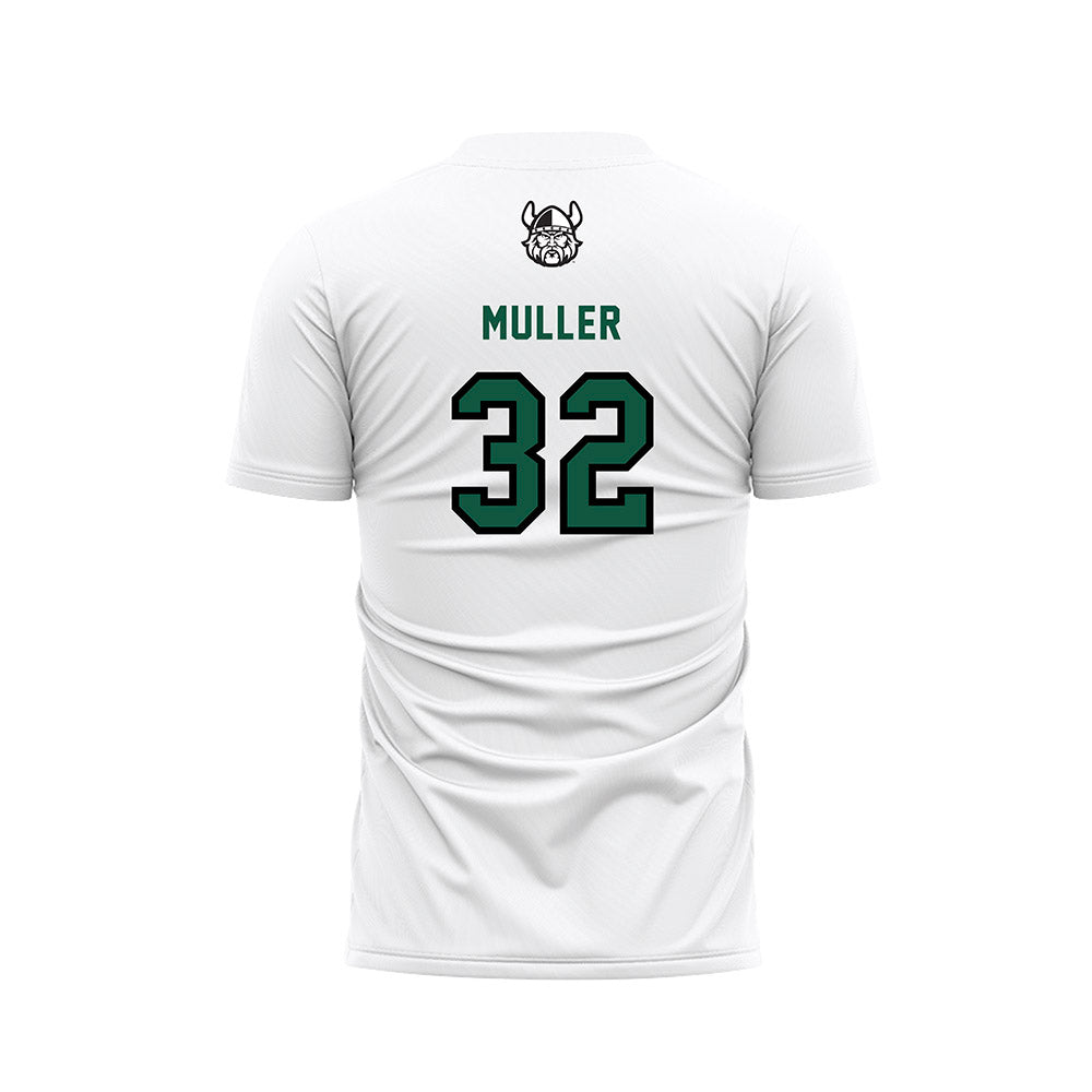 Cleveland State - NCAA Women's Soccer : Vail Muller - White Soccer Jersey-1