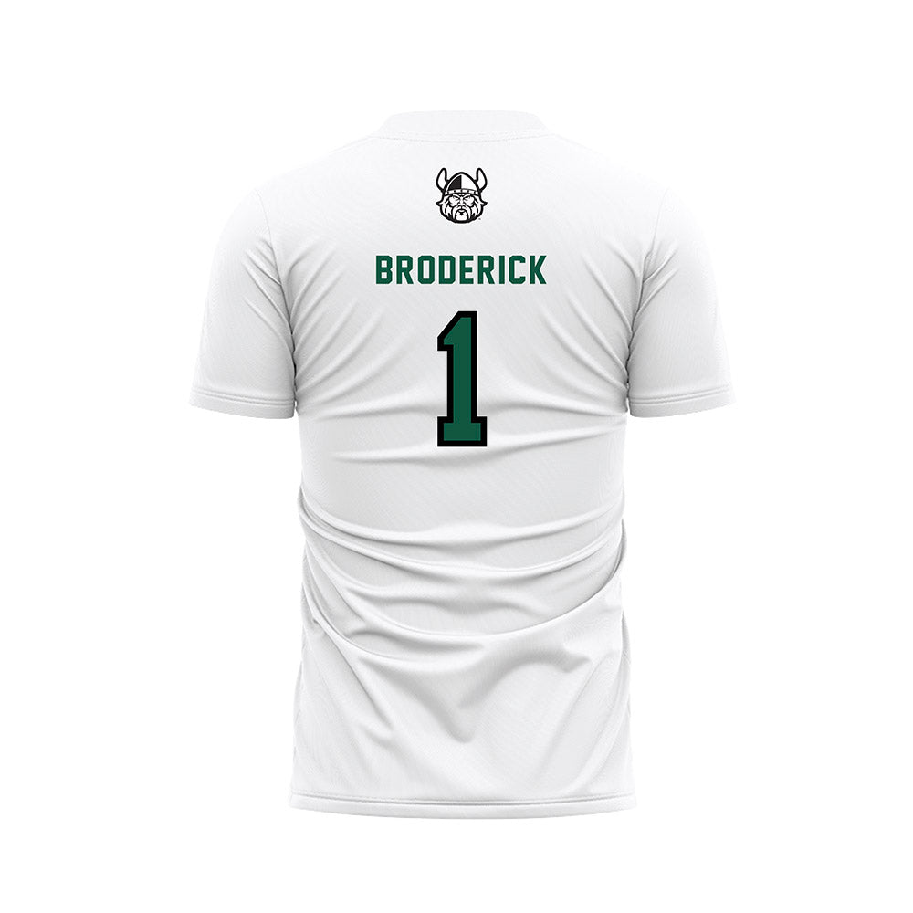 Cleveland State - NCAA Women's Soccer : Elyse Broderick - White Soccer Jersey-1