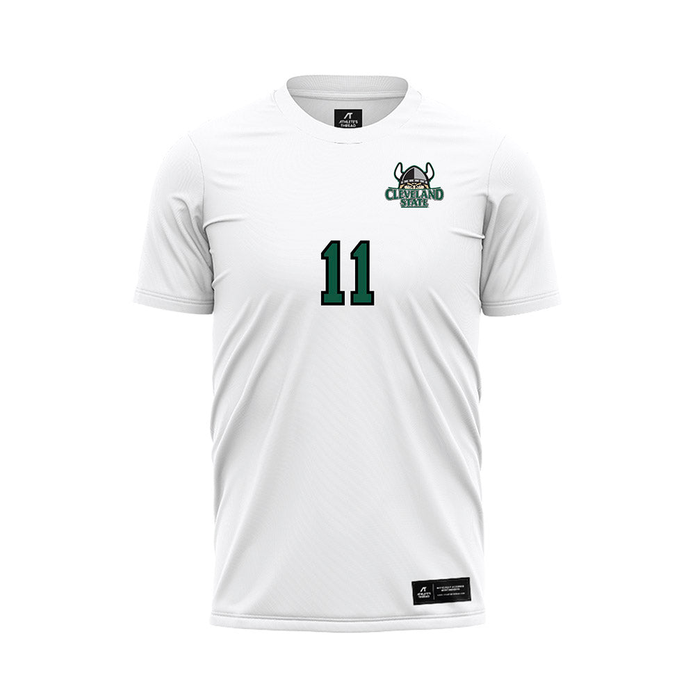 Cleveland State - NCAA Women's Soccer : Mayra Sesmas - White Soccer Jersey-0