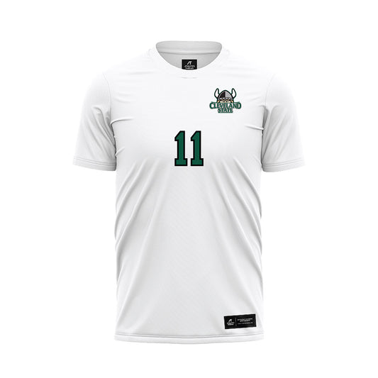 Cleveland State - NCAA Women's Soccer : Mayra Sesmas - White Soccer Jersey-0