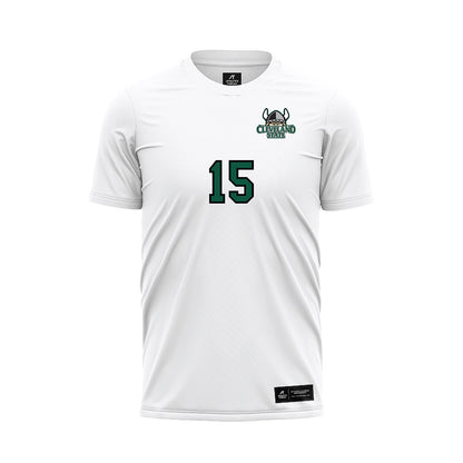 Cleveland State - NCAA Women's Soccer : Elsa Baldasano - White Soccer Jersey-0