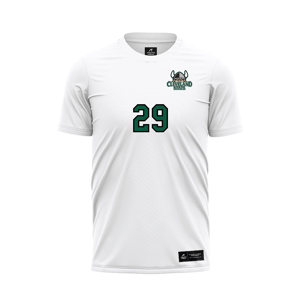 Cleveland State - NCAA Women's Soccer : Sophia Auzenne - White Soccer Jersey-0