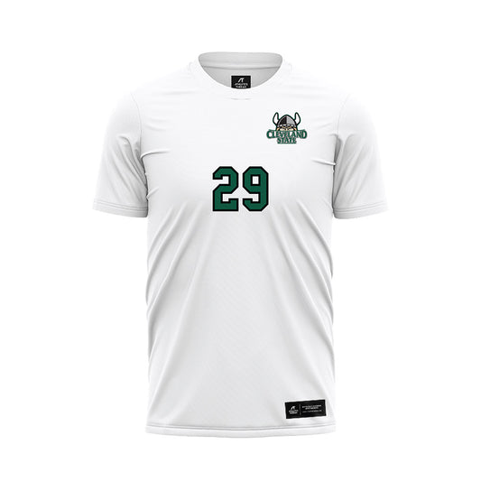Cleveland State - NCAA Women's Soccer : Sophia Auzenne - White Soccer Jersey-0