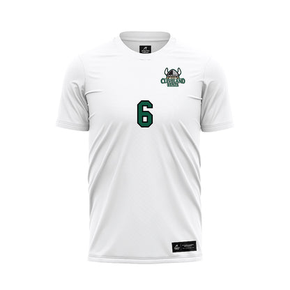 Cleveland State - NCAA Women's Soccer : Maria Bashardoust - White Soccer Jersey-0