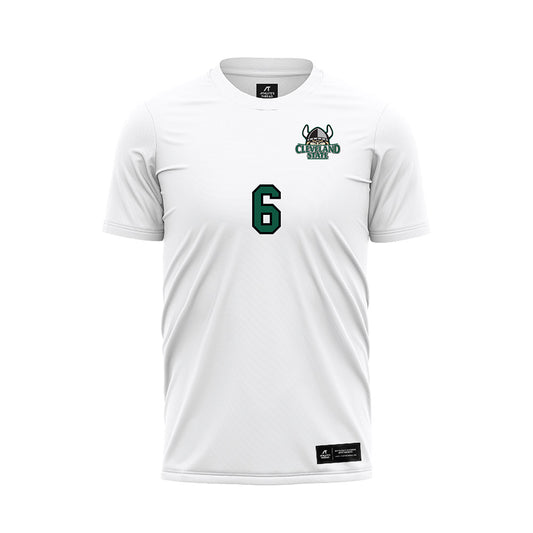 Cleveland State - NCAA Women's Soccer : Maria Bashardoust - White Soccer Jersey-0