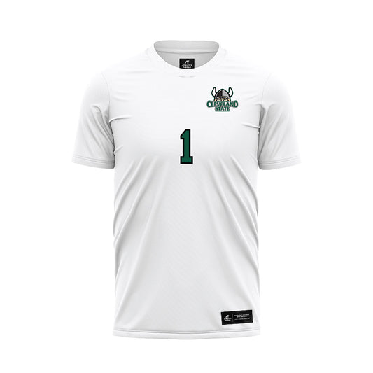 Cleveland State - NCAA Women's Soccer : Elyse Broderick - White Soccer Jersey-0