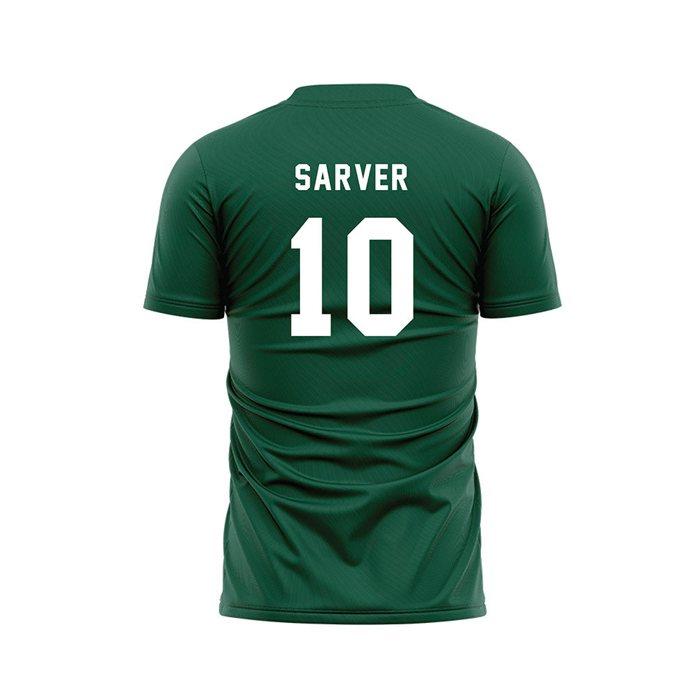 Cleveland State - NCAA Women's Soccer : Tanji Sarver - Green Soccer Jersey-1