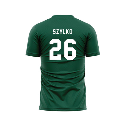 Cleveland State - NCAA Women's Soccer : Sabine Szylko - Green Soccer Jersey-1