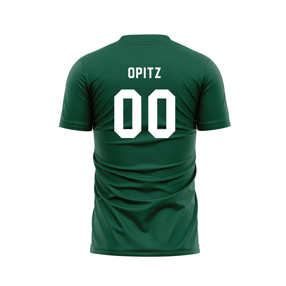 Cleveland State - NCAA Women's Soccer : Téa Opitz - Green Soccer Jersey-1