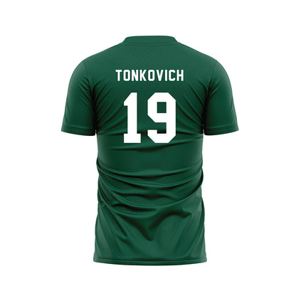Cleveland State - NCAA Women's Soccer : Emilee Tonkovich - Green Soccer Jersey-1