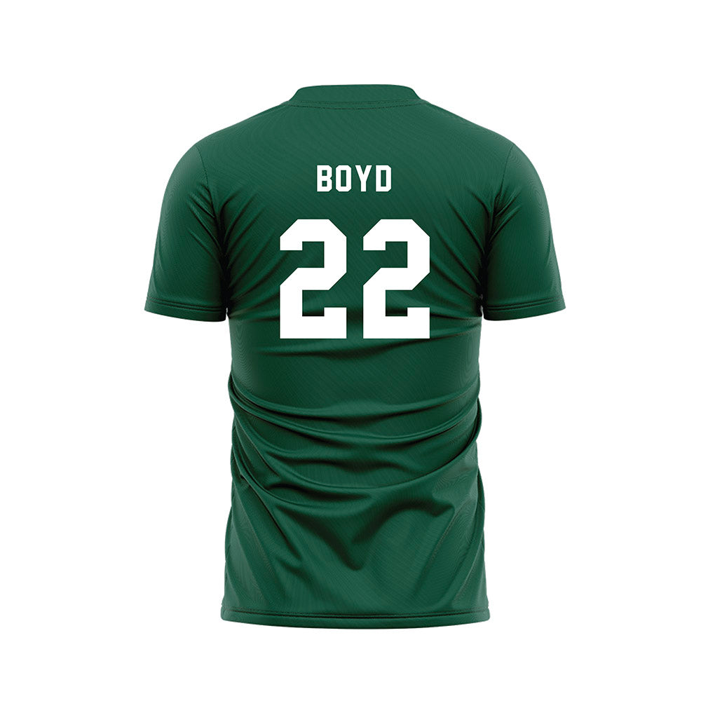 Cleveland State - NCAA Women's Soccer : Elise Boyd - Green Soccer Jersey-1