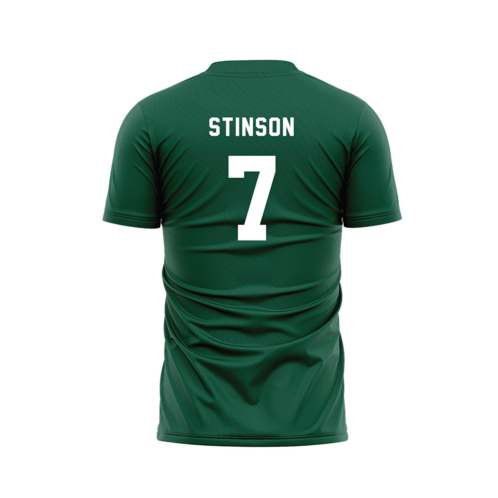Cleveland State - NCAA Women's Soccer : carly Stinson - Green Soccer Jersey-1