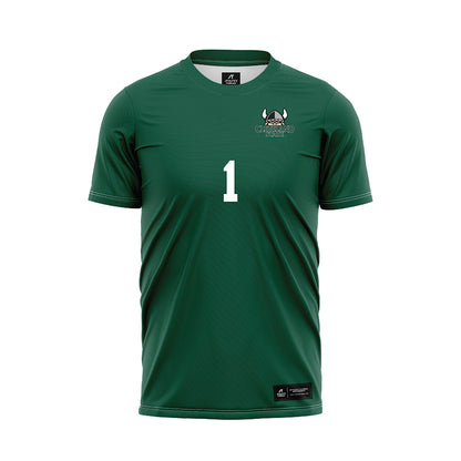 Cleveland State - NCAA Women's Soccer : Elyse Broderick - Green Soccer Jersey-0