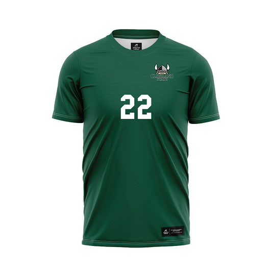 Cleveland State - NCAA Women's Soccer : Elise Boyd - Green Soccer Jersey-0