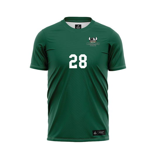 Cleveland State - NCAA Women's Soccer : Olivia Cruz - Green Soccer Jersey-0
