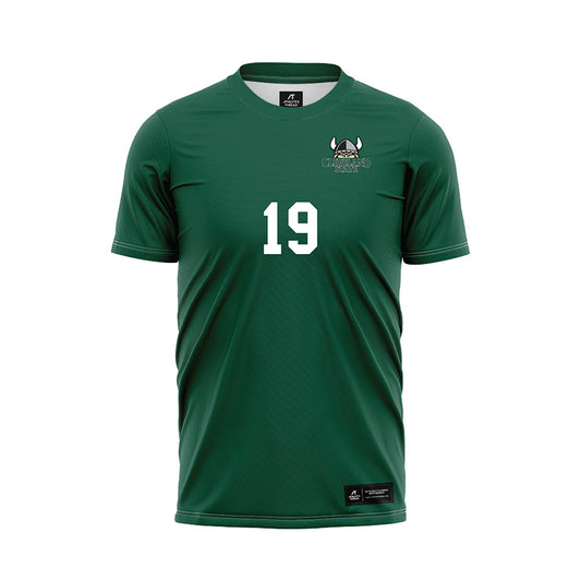 Cleveland State - NCAA Women's Soccer : Emilee Tonkovich - Green Soccer Jersey-0