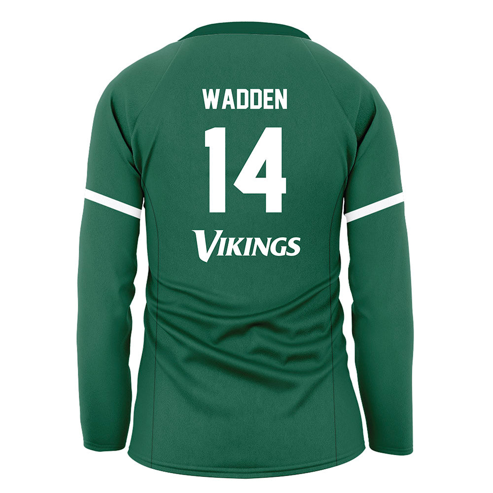 Cleveland State - NCAA Women's Volleyball : Reilly Wadden - Green Volleyball Jersey-1