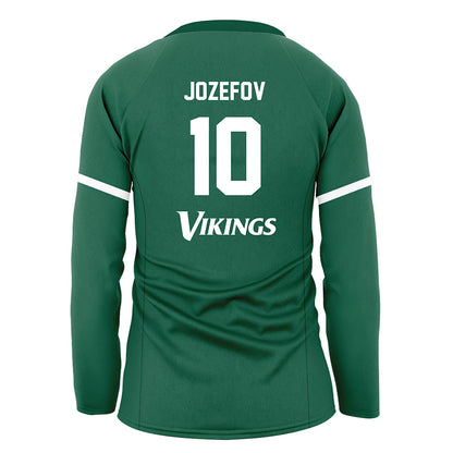 Cleveland State - NCAA Women's Volleyball : Julia Jozefov - Green Volleyball Jersey-1