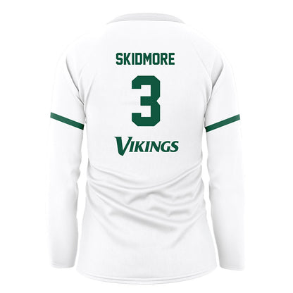 Cleveland State - NCAA Women's Volleyball : Sophie Skidmore - White Volleyball Jersey-1