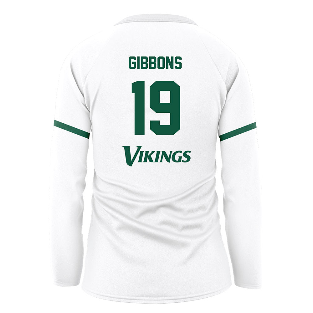 Cleveland State - NCAA Women's Volleyball : Izzy Gibbons - White Volleyball Jersey-1