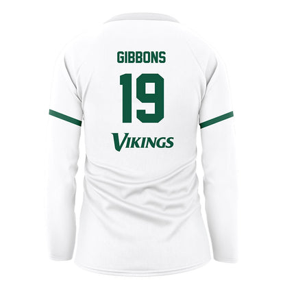 Cleveland State - NCAA Women's Volleyball : Izzy Gibbons - White Volleyball Jersey-1
