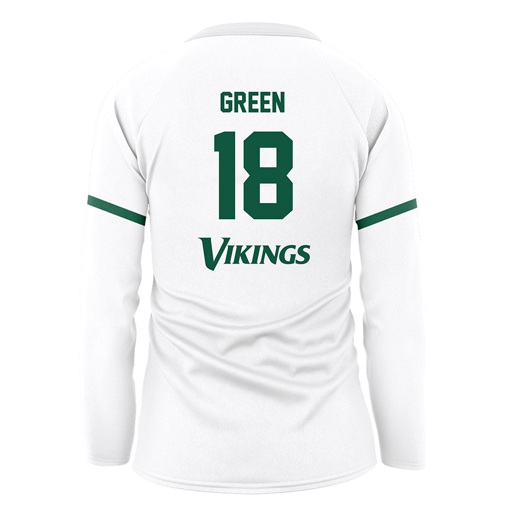 Cleveland State - NCAA Women's Volleyball : Madisyn Green - White Volleyball Jersey-1