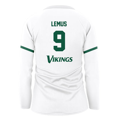Cleveland State - NCAA Women's Volleyball : Magaly Lemus - White Volleyball Jersey-1