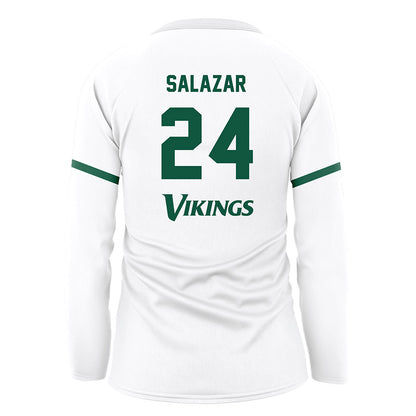 Cleveland State - NCAA Women's Volleyball : Allison Salazar - White Volleyball Jersey-1