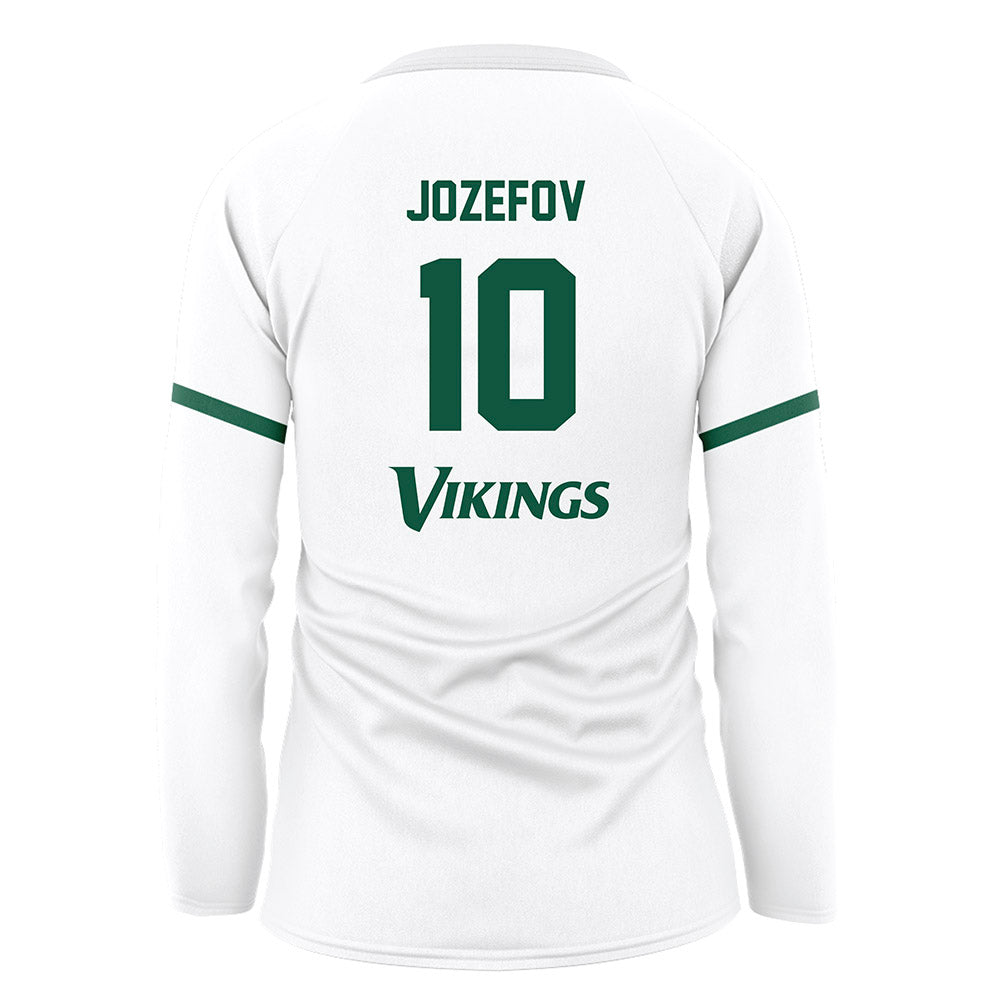 Cleveland State - NCAA Women's Volleyball : Julia Jozefov - White Volleyball Jersey-1