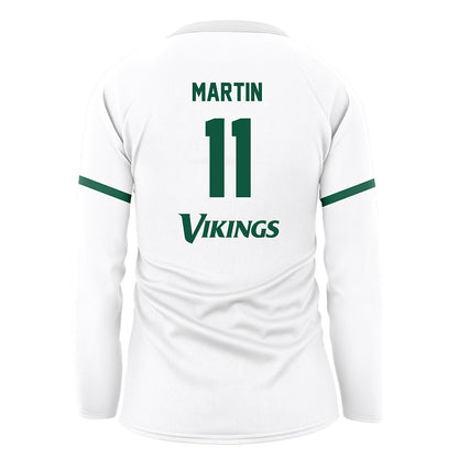 Cleveland State - NCAA Women's Volleyball : Abbi Martin - White Volleyball Jersey-1