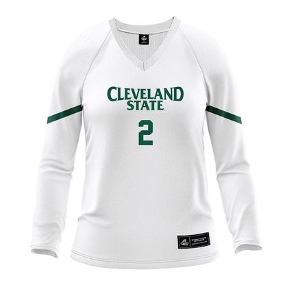 Cleveland State - NCAA Women's Volleyball : Jerilynn Koehler - White Volleyball Jersey-0