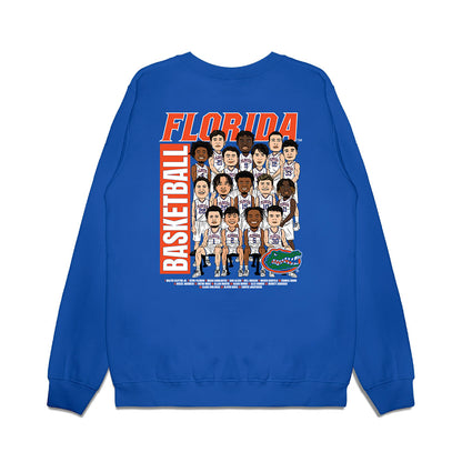 Florida - NCAA Men's Basketball : - Team Caricature Premium Crewneck Sweatshirt-1