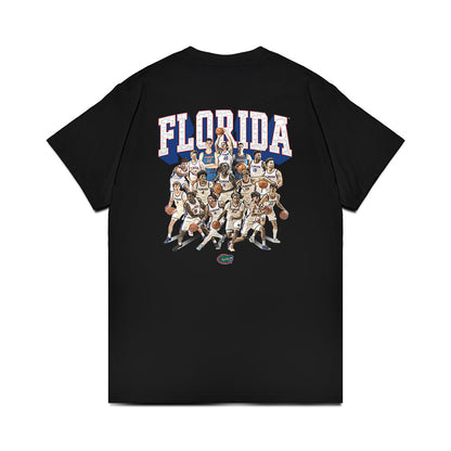 Florida - NCAA Men's Basketball : - Team Collage Premium T-Shirt-1