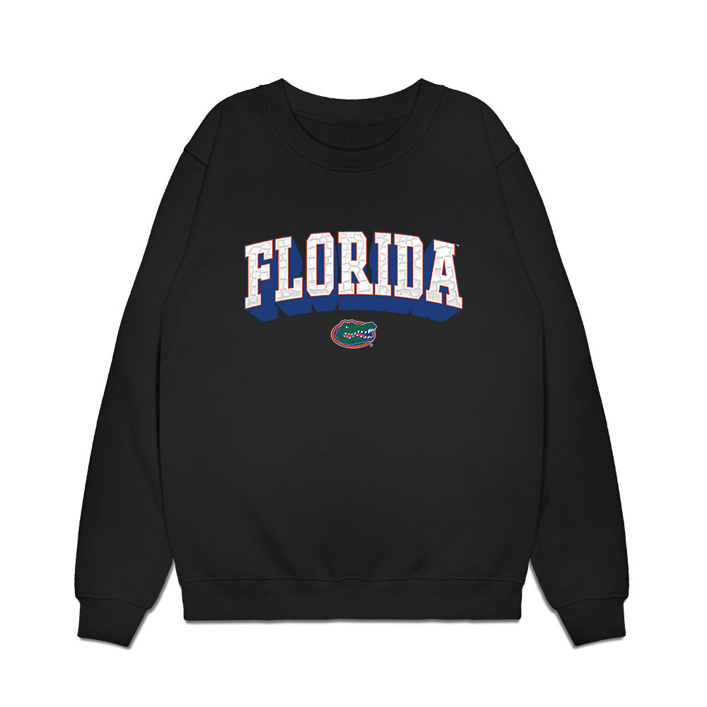Florida - NCAA Men's Basketball : - Team Collage Premium Crewneck Sweatshirt-0