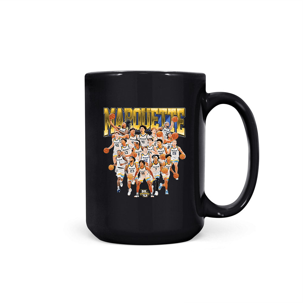 Marquette - NCAA Men's Basketball : - Team Collage Coffee Mug-0