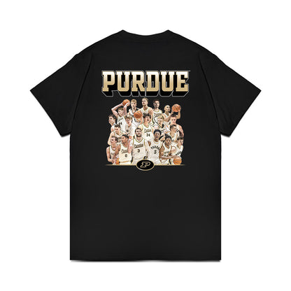Purdue - NCAA Men's Basketball : - Team Collage Premium T-Shirt-1