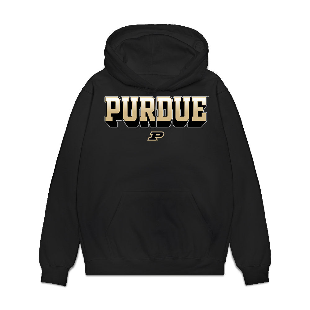 Purdue - NCAA Men's Basketball : - Team Collage Premium Hooded Sweatshirt-0
