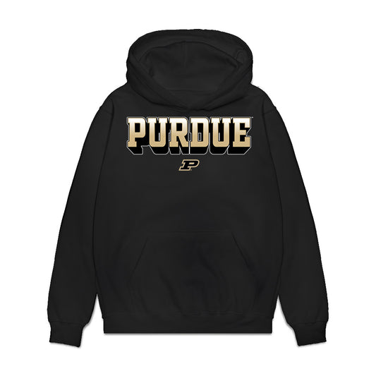 Purdue - NCAA Men's Basketball : - Team Collage Premium Hooded Sweatshirt-0