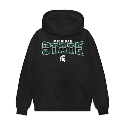 Michigan State - NCAA Men's Basketball : Team Collage Premium Hooded Sweatshirt-0