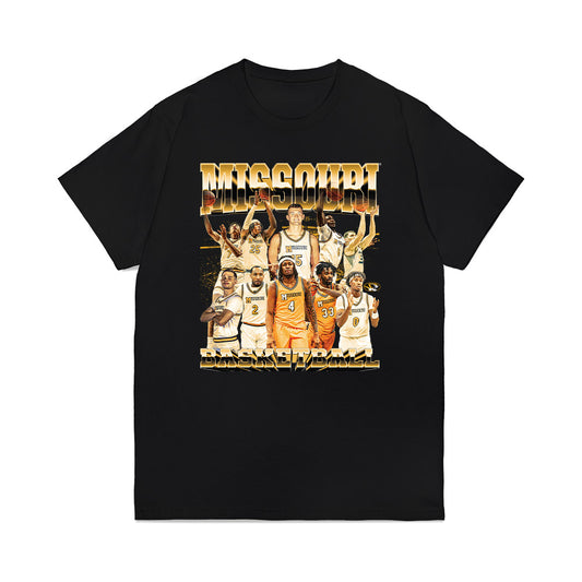 Missouri - NCAA Men's Basketball : - Team Collage Premium T-Shirt-0