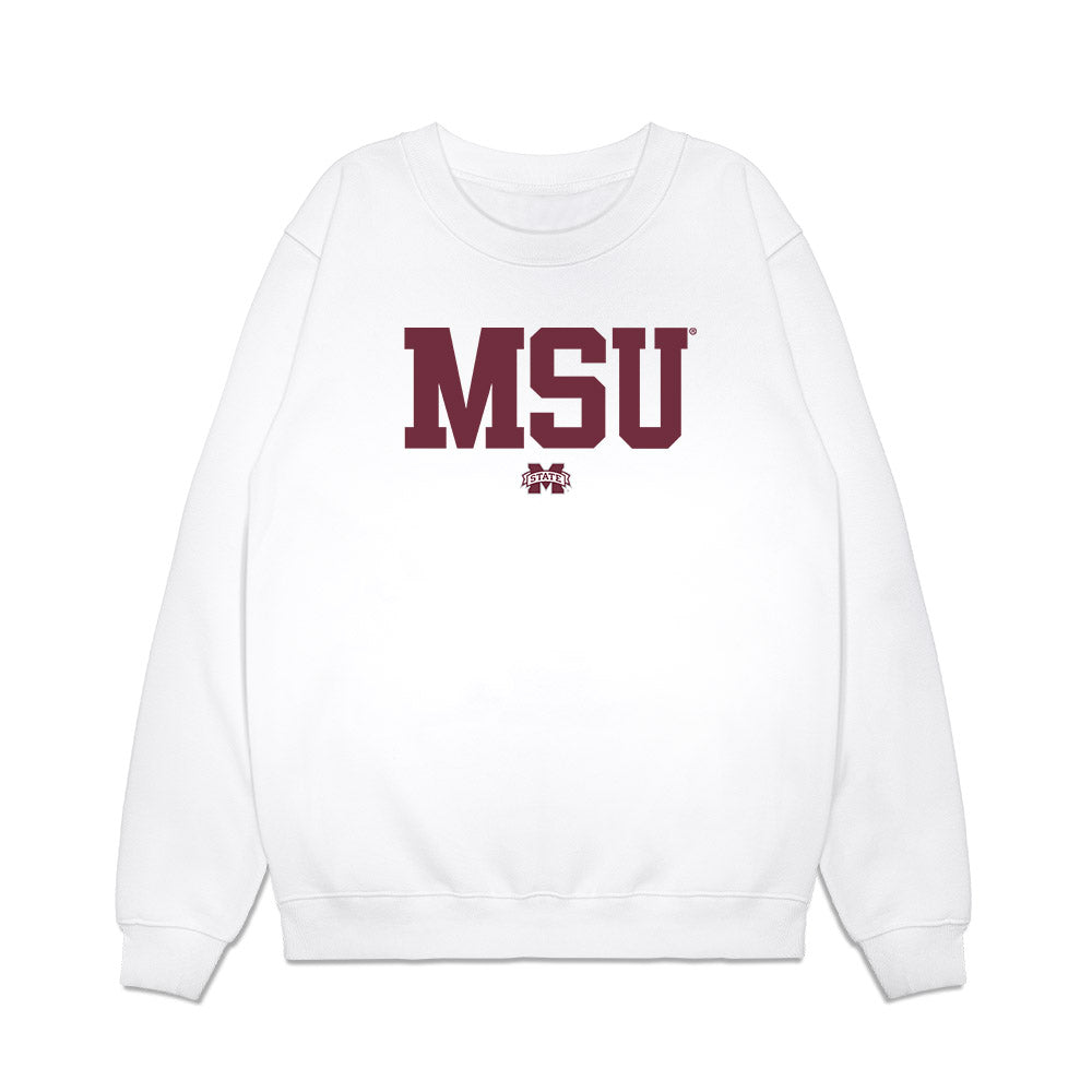 Mississippi State - NCAA Men's Basketball : - Team Caricature Premium Crewneck Sweatshirt-0