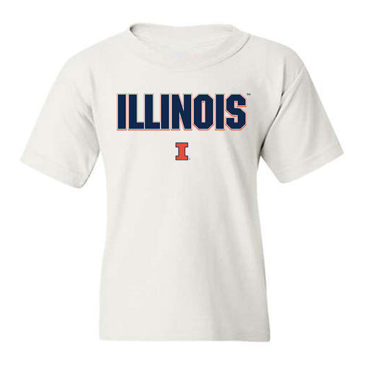 Illinois - NCAA Men's Basketball : - Caricature Youth T-Shirt-0