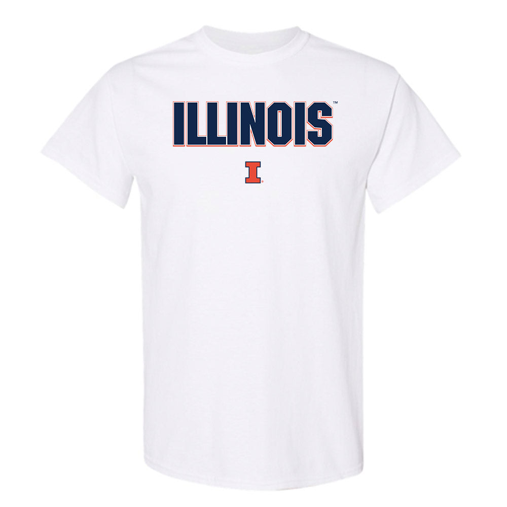 Illinois - NCAA Men's Basketball : - Caricature T-Shirt-0