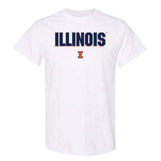 Illinois - NCAA Men's Basketball : - Caricature T-Shirt-0