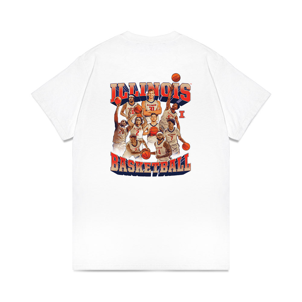 Illinois - NCAA Men's Basketball : - Premium T-Shirt-1