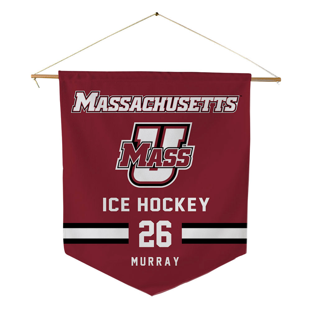 UMass - NCAA Men's Ice Hockey : Owen Murray - Pennant - 18" x 21"-0