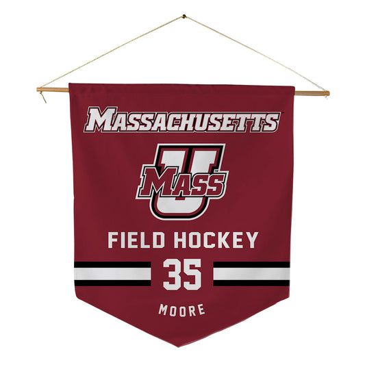 UMass - NCAA Women's Field Hockey : Alexys Moore - Pennant - 18" x 21"-0